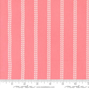 Summertime Beach Towel Stripes Blush by Camille Roskelley