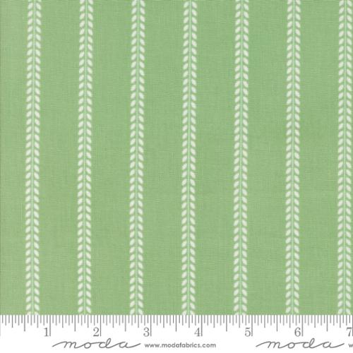 Summertime Beach Towel Stripes Green by Camille Roskelley