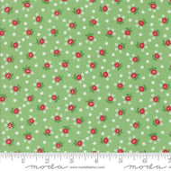 Summertime Fairground Florals Green by Camille Roskelley