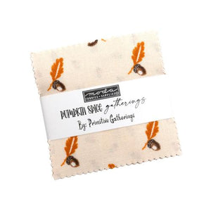 Pumpkin Spice Gatherings Mini Charm Pack (2.5" stacker) by Primitive Gatherings