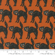 Home Sweet Haunt Little Black Cat Rust by Stacy Iest Hsu