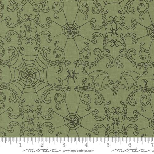 Home Sweet Haunt Spider Webs Moss by Stacy Iest Hsu