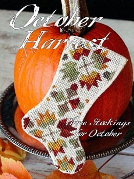 October Harvest Monthly Stockings by Blackbird Designs