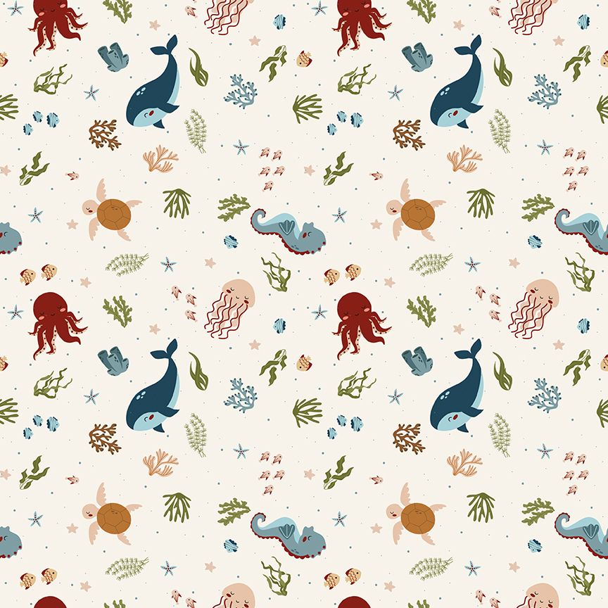 Created with Love In the Sea Ecru by Jennifer Long