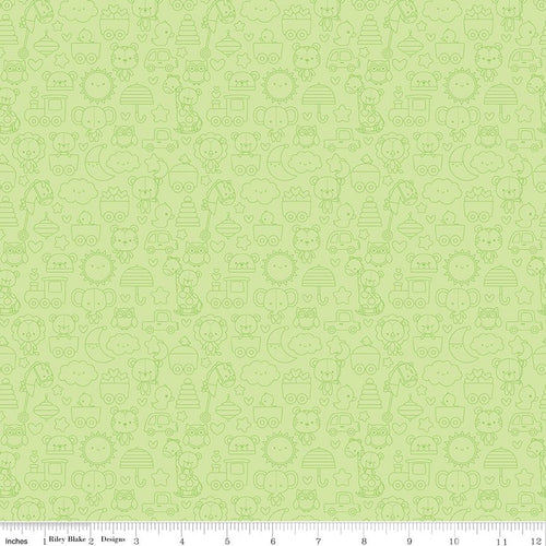 Special Delivery Tone-on-Tone Green by Doodlebug Design Inc.