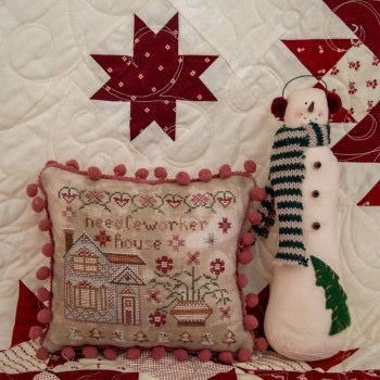 The Houses on Peppermint Lane - Needleworker House by Pansy Patch Quilts and Stitchery