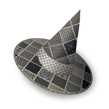Load image into Gallery viewer, RESERVATION - Pumpkin and Licorice Patchwork Witch Hat Home Dec DIY Panel - Licorice Patchwork by Lori Holt