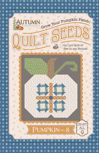 Autumn Quilt Seeds Fabric Kit - Pumpkin No. 8 by Lori Holt