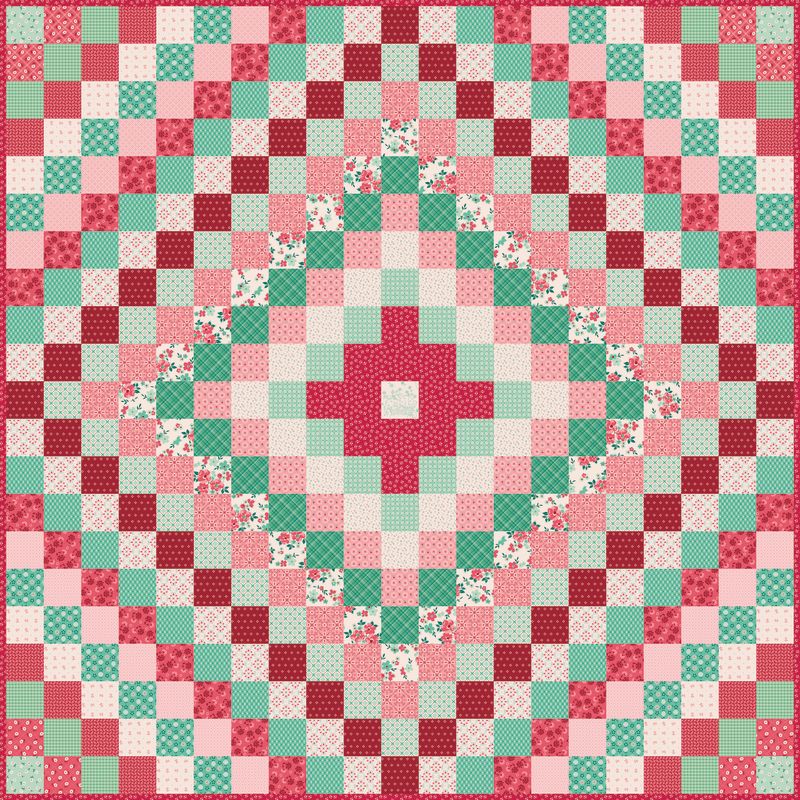 RESERVATION - Berry and Sage Wrap Around Porch Quilt Kit by Lori Holt
