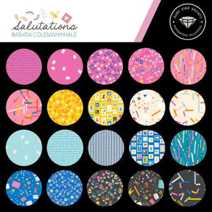 RESERVATION - Salutations Fat Quarter Bundle by Rashida Coleman Hale of Ruby Star Society