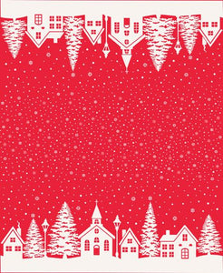 Buon Natale Border Print Pomegranate by Fig Tree and Co.