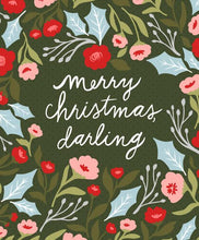 Load image into Gallery viewer, RESERVATION - Berry and Pine Merry Christmas Darling Panel by Lella Boutique