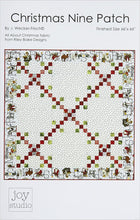 Load image into Gallery viewer, Christmas Nine Patch Quilt Pattern by J. Wecker-Frisch