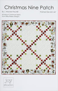 Christmas Nine Patch Quilt Pattern by J. Wecker-Frisch