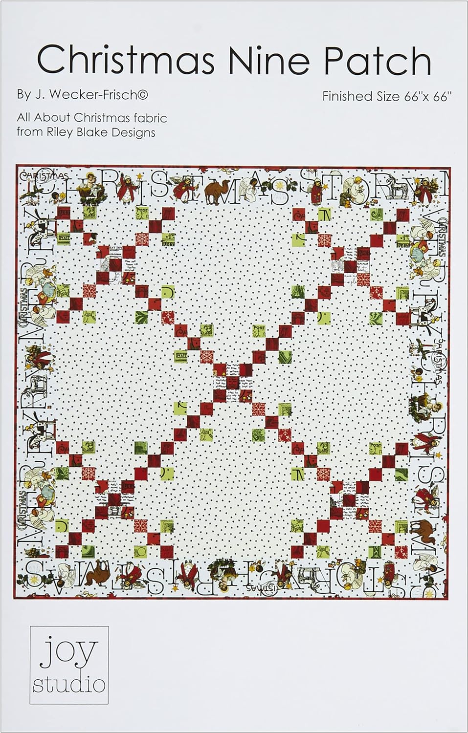 Christmas Nine Patch Quilt Pattern by J. Wecker-Frisch