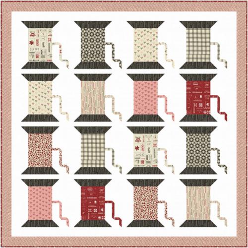 RESERVATION - Threads Spool Ready Quilt Kit by Sweetwater