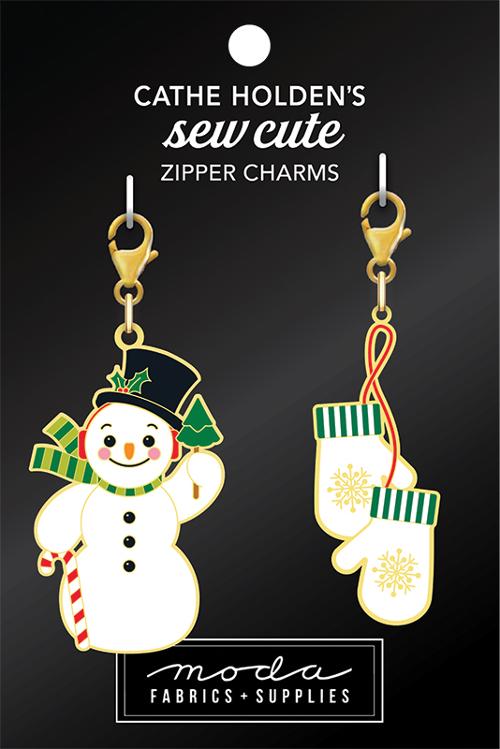 Zipper Pulls - Snowman/Mittens by Cathe Holden