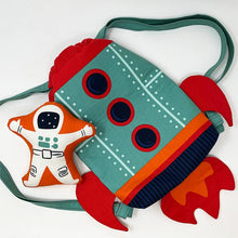 Load image into Gallery viewer, RESERVATION - 321 Blast Off Backpack Panel by Stacy Iest Hsu