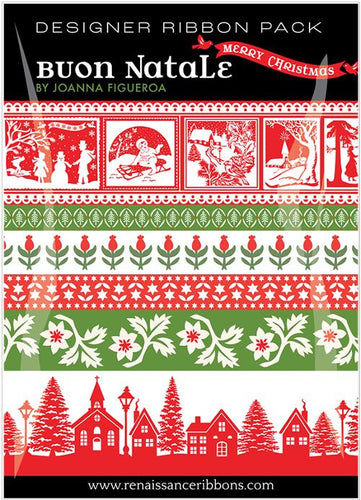 COMING SOON - Buon Natale Designer Ribbon Pack by Joanna Figueroa