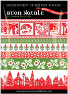 Buon Natale Designer Ribbon Pack by Joanna Figueroa