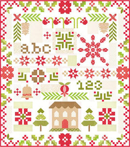 RESERVATION - Buon Natale Twas The Night Before Christmas Block of the Month Quilt Kit by Fig Tree and Co