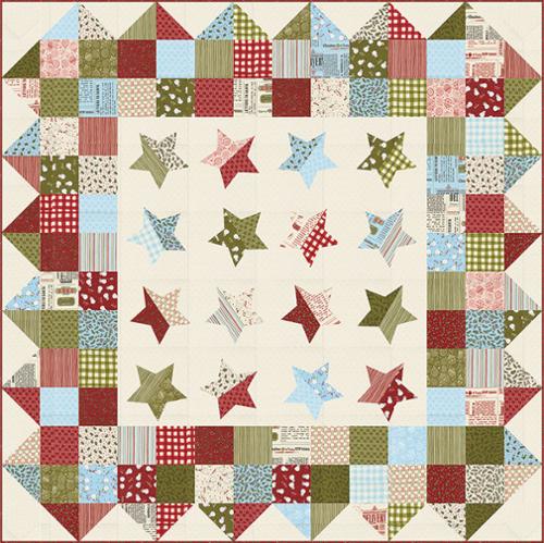 RESERVATION - Emmitt and Ivy Twinkle Quilt Kit by Sweetwater