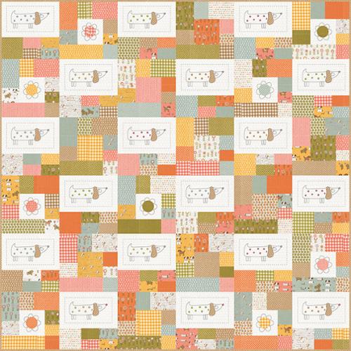 RESERVATION - Lucky Puppy Chow Quilt Kit by Sweetwater
