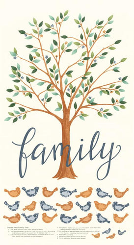 RESERVATION - Family Tree Panel (Warm White) by Deb Strain