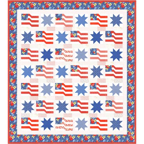 RESERVATION - Rosie For Rosie Boxed Quilt Kit (Bright Version) by Fig Tree and Co.