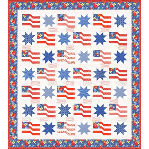 RESERVATION - Rosie For Rosie Boxed Quilt Kit (Bright Version) by Fig Tree and Co.