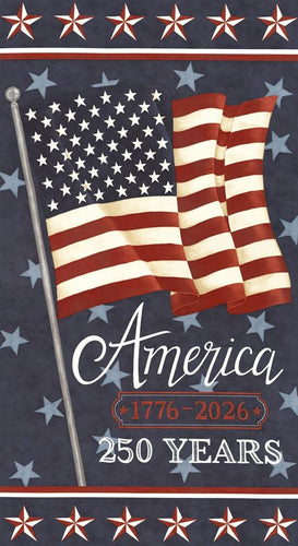 RESERVATION - America 250 Years Panel (Blue) by Deb Strain
