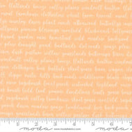 Pastel Prairie Words Apricot by My Sew Quilty Life