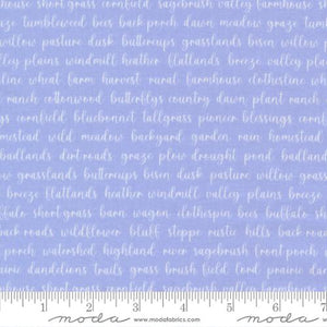 COMING SOON - Pastel Prairie Words Sky by My Sew Quilty Life