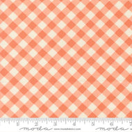 Pastel Prairie Gingham Coral by My Sew Quilty Life