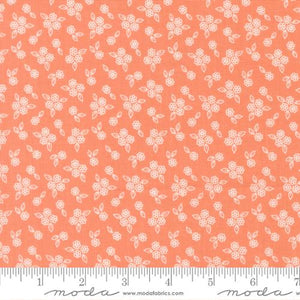 COMING SOON - Pastel Prairie Petals Small Floral Coral by My Sew Quilty Life