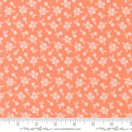Pastel Prairie Petals Small Floral Coral by My Sew Quilty Life