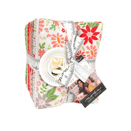 RESERVATION - Poinsettia and Pear Fat Quarter Bundle by Sherri and Chelsi