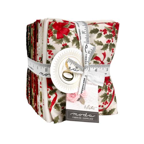 RESERVATION - Candlelight Christmas Fat Quarter Bundle by 3 Sisters