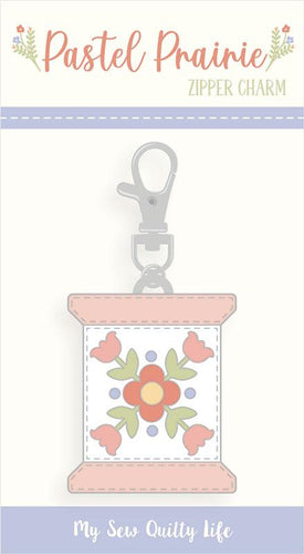 COMING SOON - Pastel Prairie Spool Zipper Pull by Heather Briggs