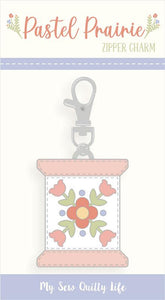 COMING SOON - Pastel Prairie Spool Zipper Pull by Heather Briggs