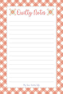 Pastel Prairie Notepad by Heather Briggs