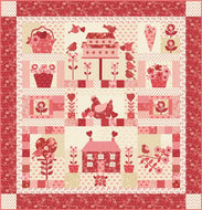 Petals and Polka Dots BOM Boxed Quilt Kit by Bunny Hill Designs