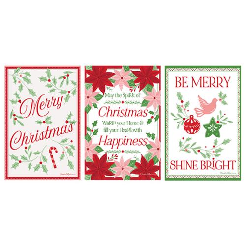 RESERVATION - Merrily on High Tea Towel Set by Sweetfire Road Design Co.