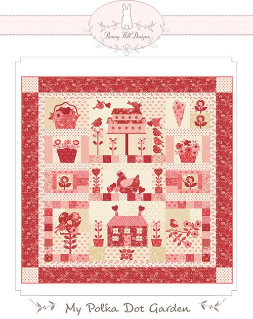 RESERVATION - Petals and Polkadots BOM Quilt Kit by Bunny Hill Designs