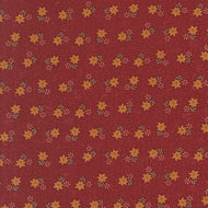 A Vintage Christmas Cactus Florals Red by Kansas Troubles Quilters