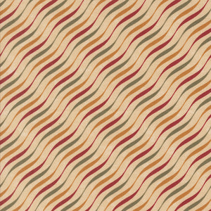 A Vintage Christmas Candy Stripes Tan by Kansas Troubles Quilters