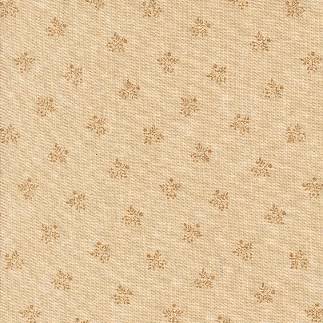 A Vintage Christmas Holly Tonal Tan by Kansas Troubles Quilters