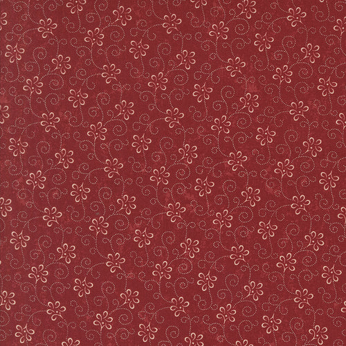 A Vintage Christmas Ribbon Red by Kansas Troubles Quilters