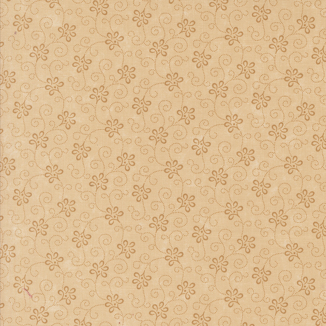 A Vintage Christmas Ribbon Tonal Tan by Kansas Troubles Quilters