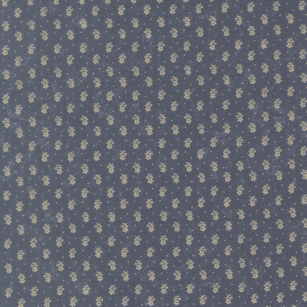 COMING SOON - Bluebird's Nest Tiny Buds Mid Blue by Kansas Troubles Quilters